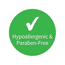 hypoallergenic and paraben-free