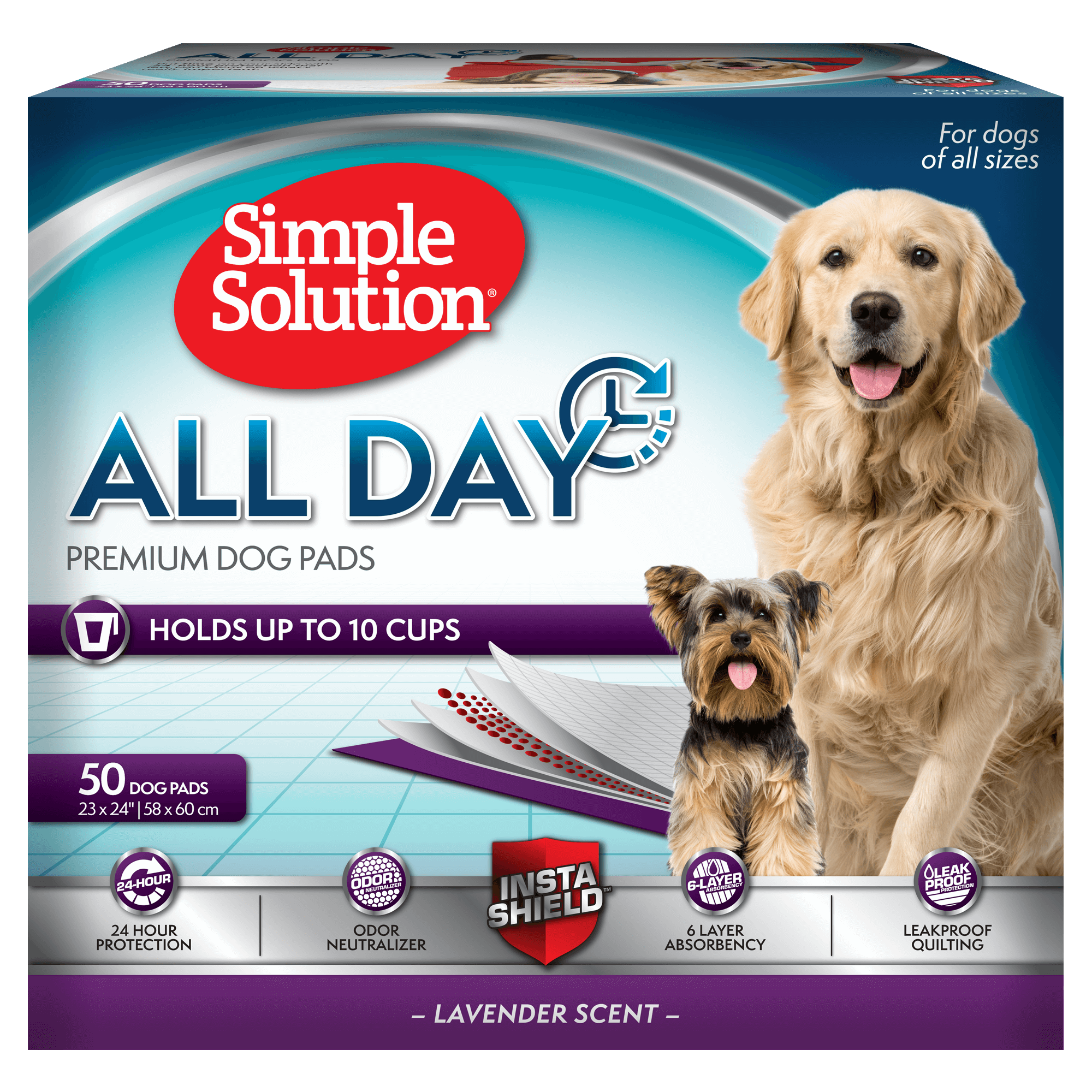 Simple Solution Dog Training Pads 100 Pack Amazon.co.uk Pet Supplies