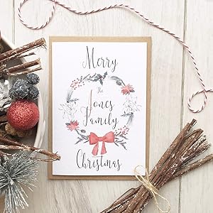 Craft UK 2048 5 x 7 inch Kraft Card and Envelope pack of 50 - Brown