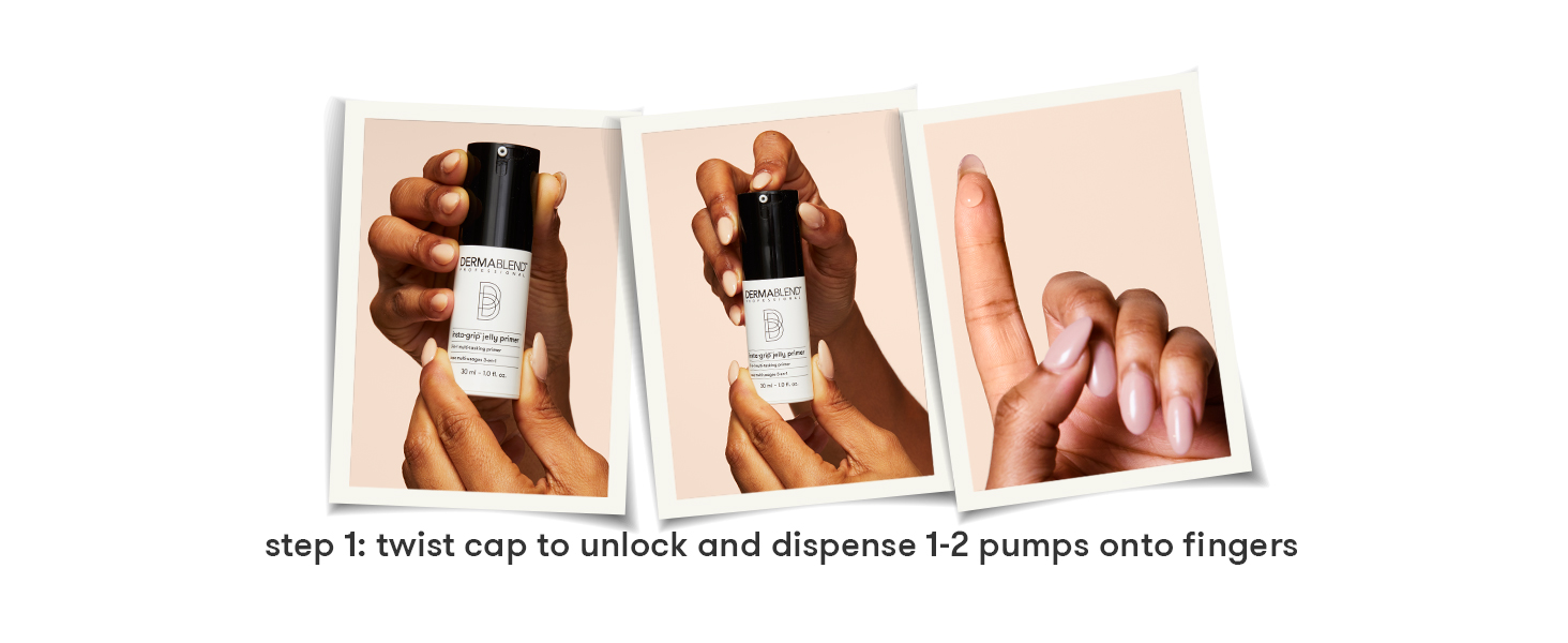 Dermablend InstaGrip Jelly Primer Face Makeup, SiliconeFree Face
