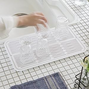 Keyuca Sarasa Stylish Simple Non-Marked Drainer, Basket, Sink Basket, Kitchen, Sink, Clean, Compact, Minimalist Design, Easy to Use