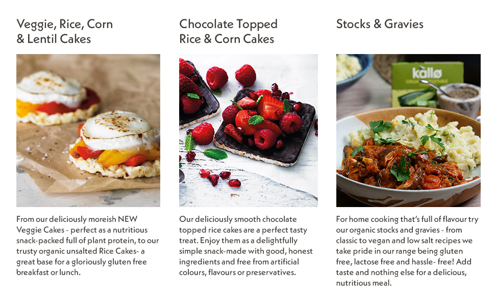 Kallo Belgian Dark Chocolate Organic Rice Cake Thins, 90g Amazon.co