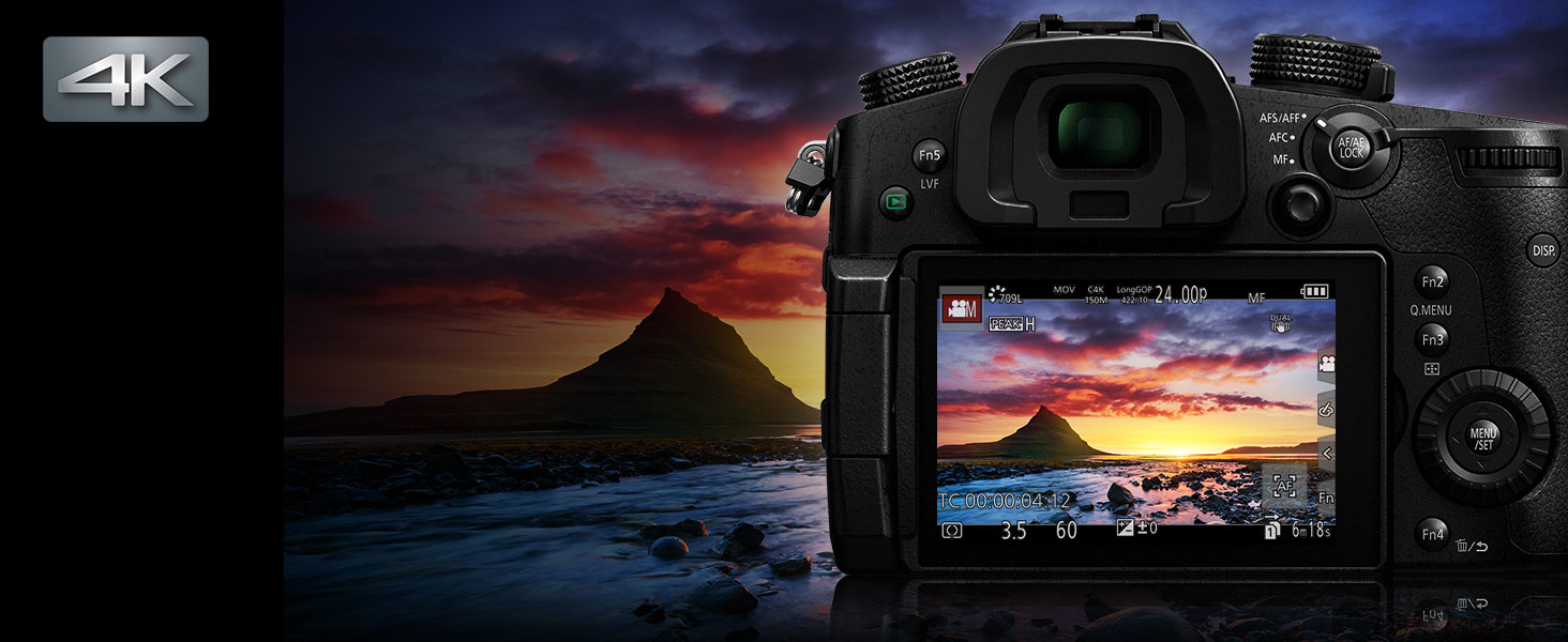 Panasonic LUMIX GH5 4K Mirrorless Camera with Lecia VARIO