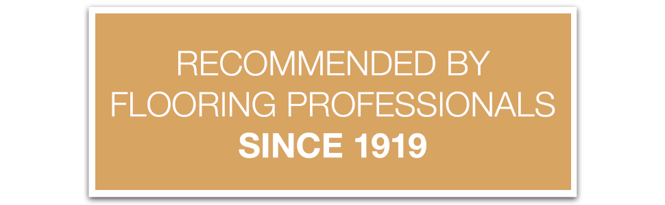 bona recommended by flooring professionals since 1919