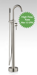 59'' Bathtub, Brushed Nickel Drainer 29 1