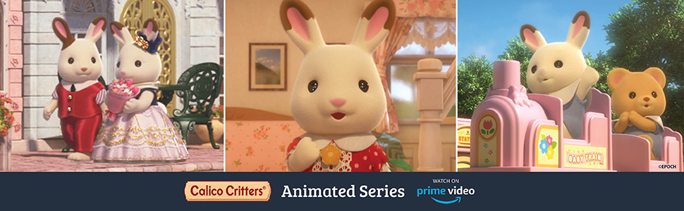 collectible, small doll, dollhouse, critters, figures, sylvanian families, lil woodzeez, prime video