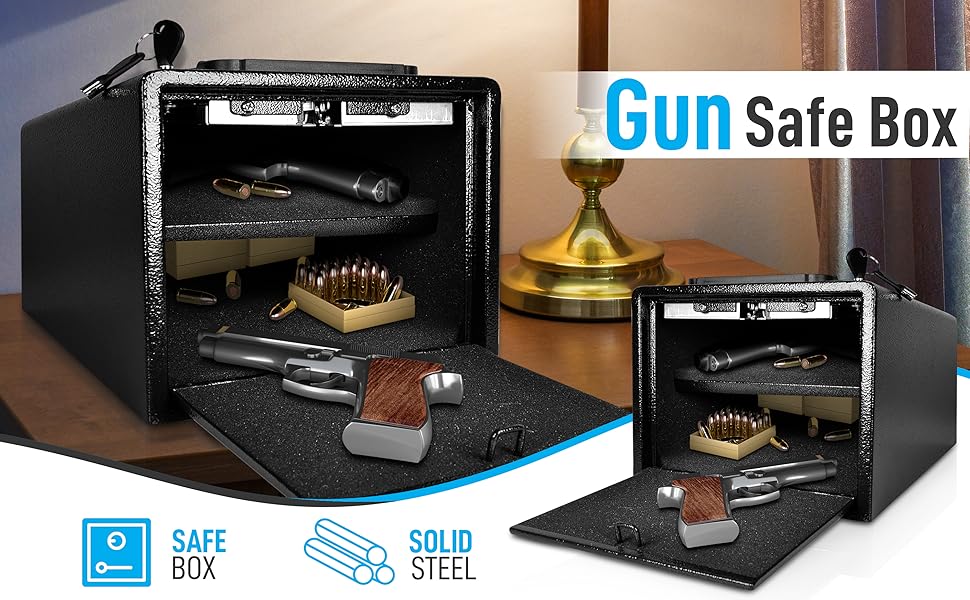 Serene Life Updated Premium SereneLife Gun Safe, Gun Safe For Home