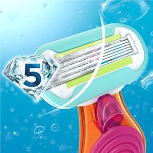 Miniatura 29 de Gillette Venus Mini maquinillas de afeitar extra suaves para mujer, incluye 1 mini maquinilla de afeitar Venus, 1 repuesto de hoja de afeitar, 1