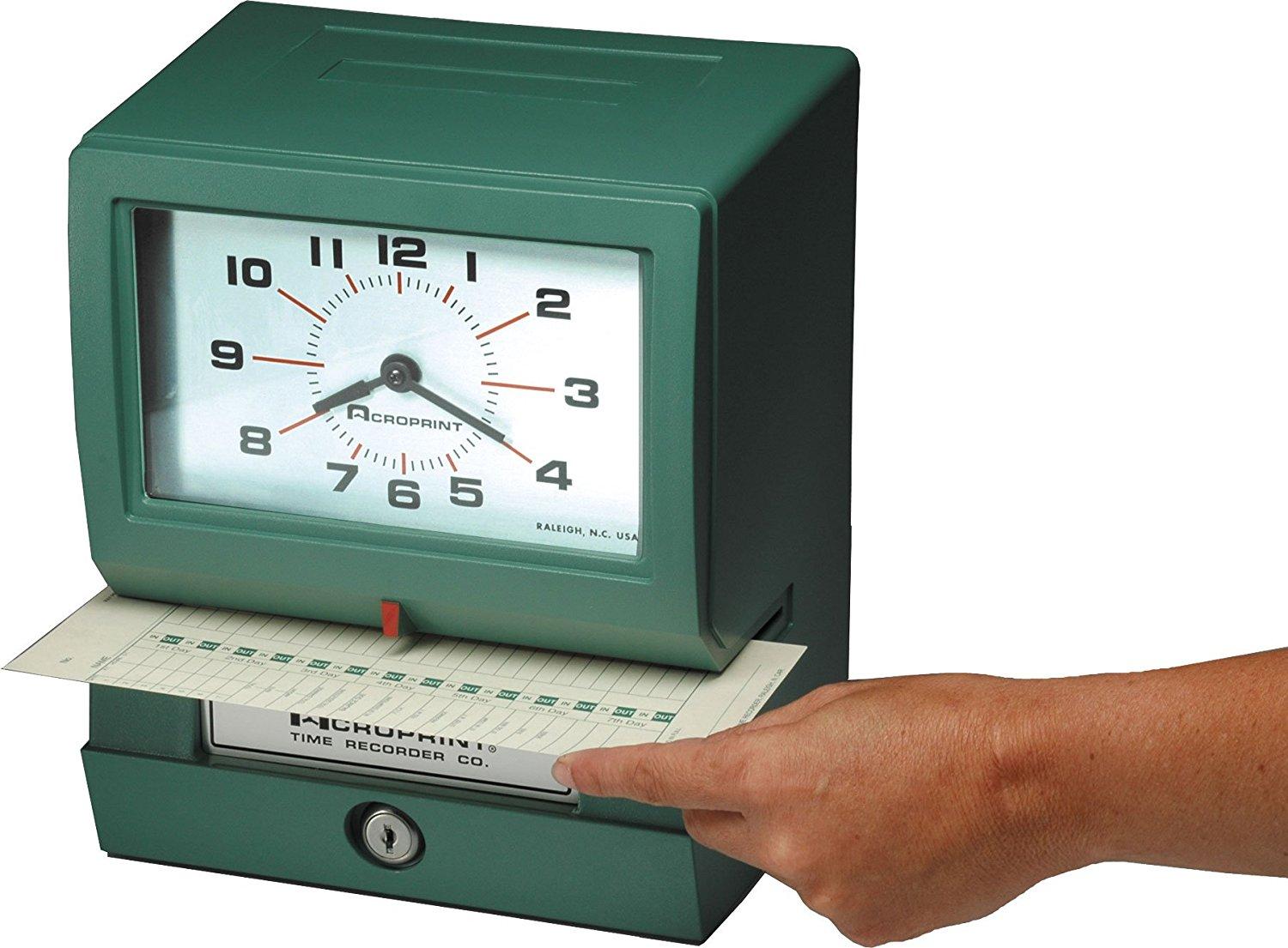 Acroprint Time Recorder Co. Acroprint 150RR4 Heavy Duty Automatic Time