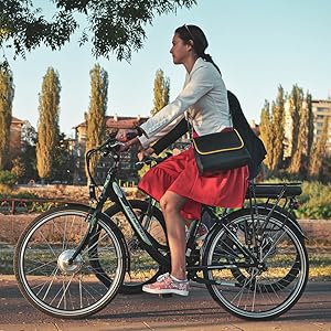 F.lli Schiano, E- Moon, Bicicleta eléctrica, Nera, 26
