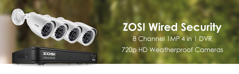 ZOSI Wired Security System
