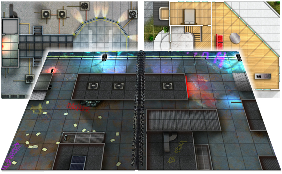 Big Book of Cyberpunk Battle Mats, Board Games Amazon Canada