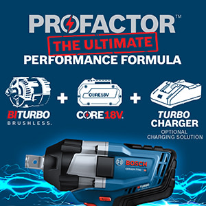 BOSCH GDS18V-770CN PROFACTOR™ 18V Connected-Ready 3/4 In. Impact Wrench with Friction Ring and Thru-Hole (Bare Tool) image