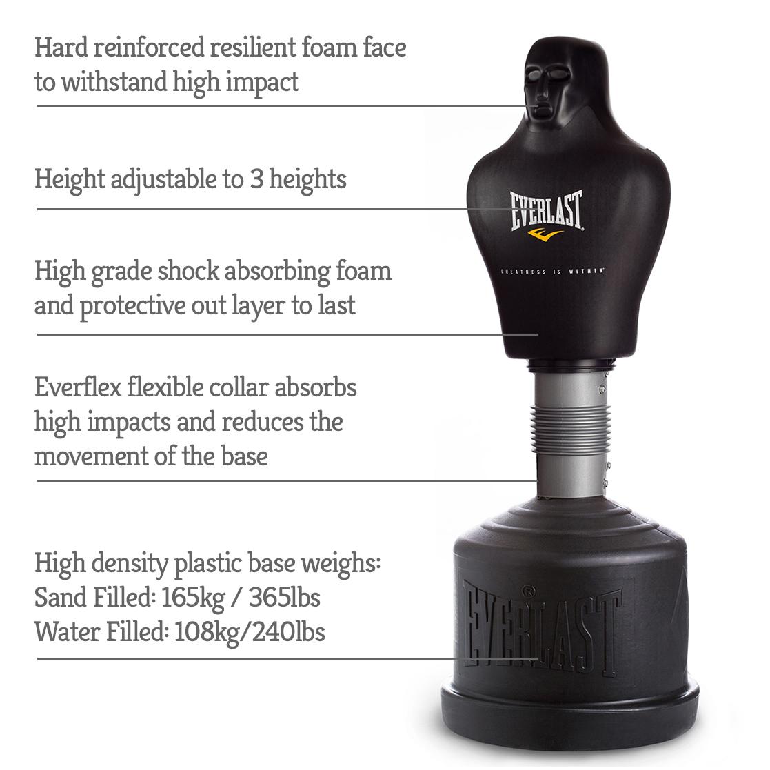 Everlast Everflex Free Standing Punch Bag Sparring Partner Amazon.co