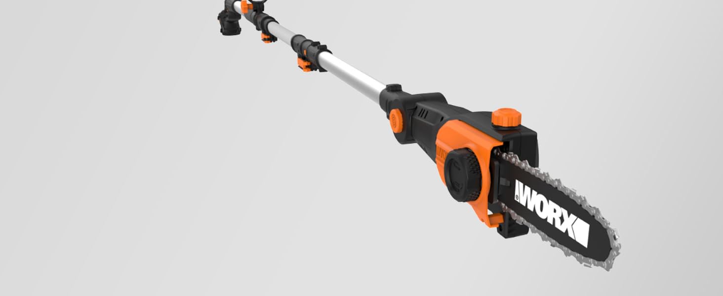 WORX WG349.9 20V Power Share 8" Pole Saw with AutoTension