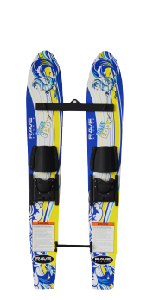 steady eddy water ski, water ski, beginner ski, stable ski, water sports, rave sports