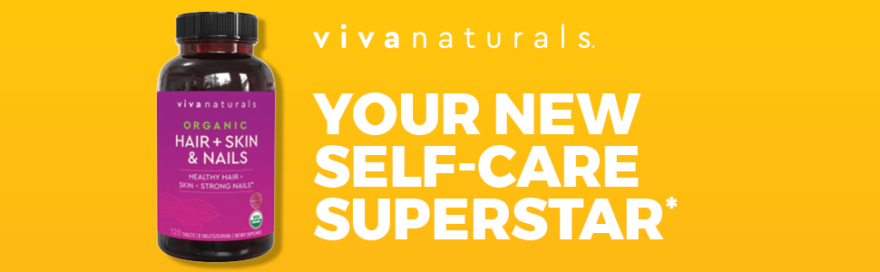 hair skin and nails organic viva naturals usda organic viva labs hair growth nail health