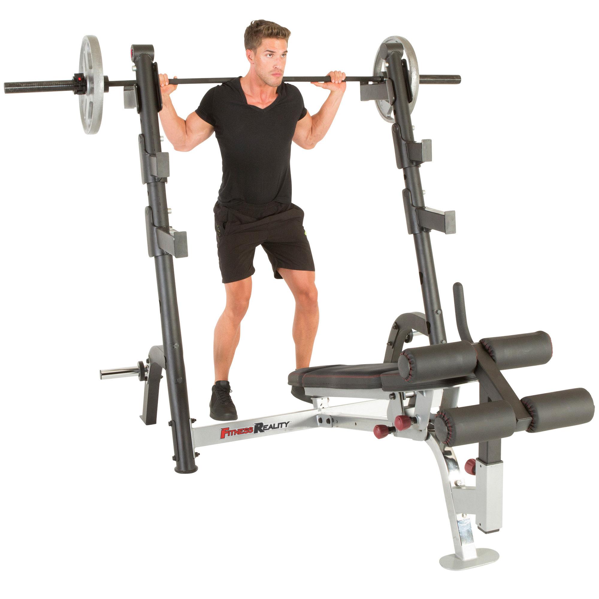 Fitness Reality XClass Olympic Weight Bench with Olympic