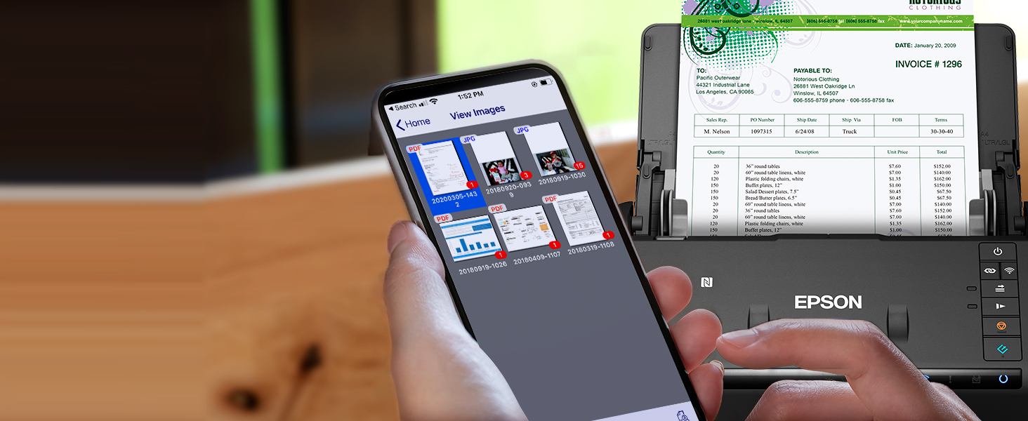 epson, es-500wr, es-500, scanner, document scanner, work from home, shaq