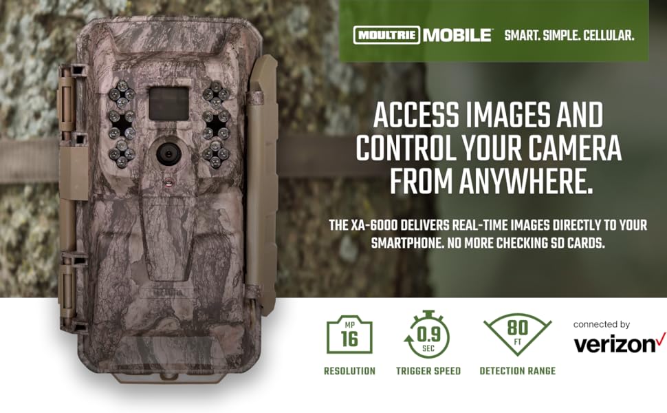 Moultrie Mobile XV6000 Cellular Trail Camera Verizon
