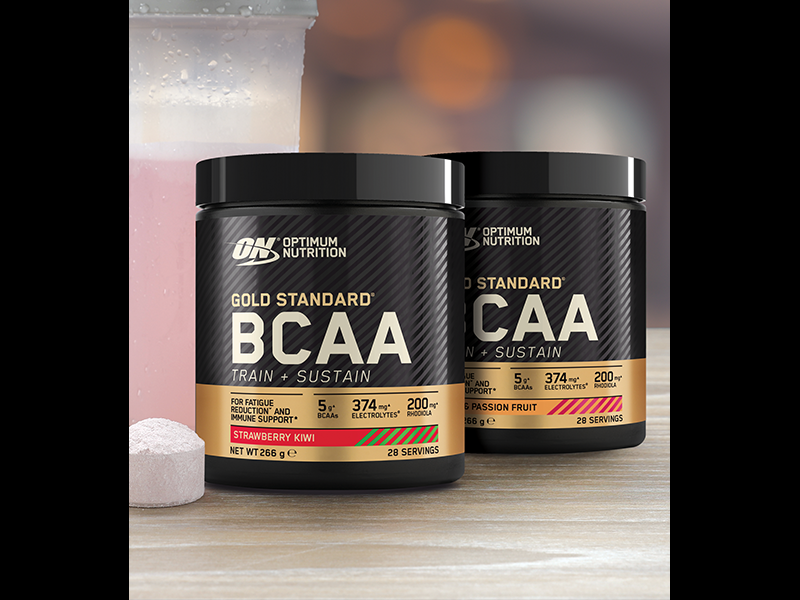 Optimum Nutrition Gold Standard BCAA, Amino Acid Powder, Vitamin C with