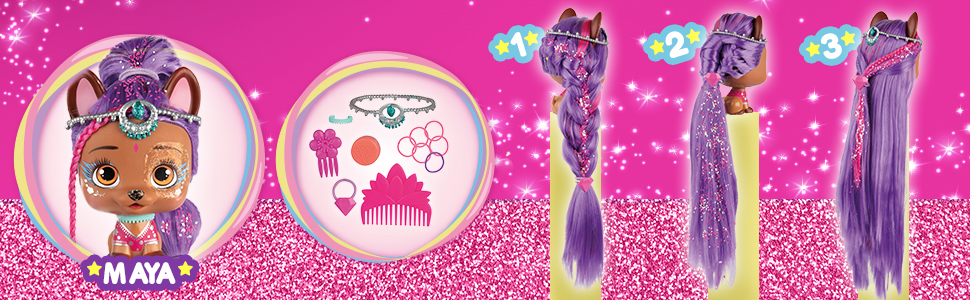 VIP Pets Glitter Twist Coiffures Maya