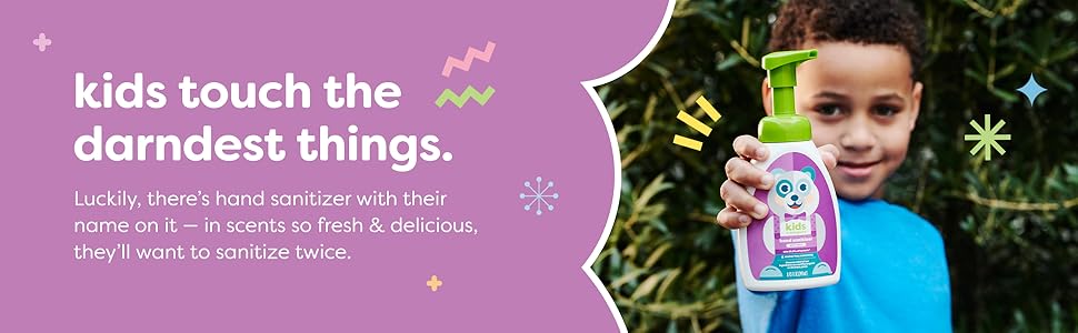 kids hand sanitizer, hand sanitizer, alcohol free hand sanitizer