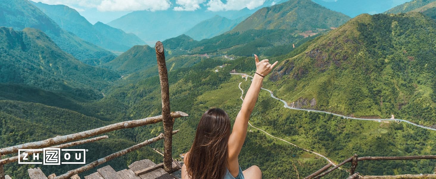 Woman enjoying the California Wilderness. 