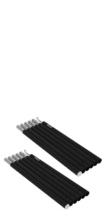 Amazon | DOD(ディーオーディー) コンパクトタープポール ブラック