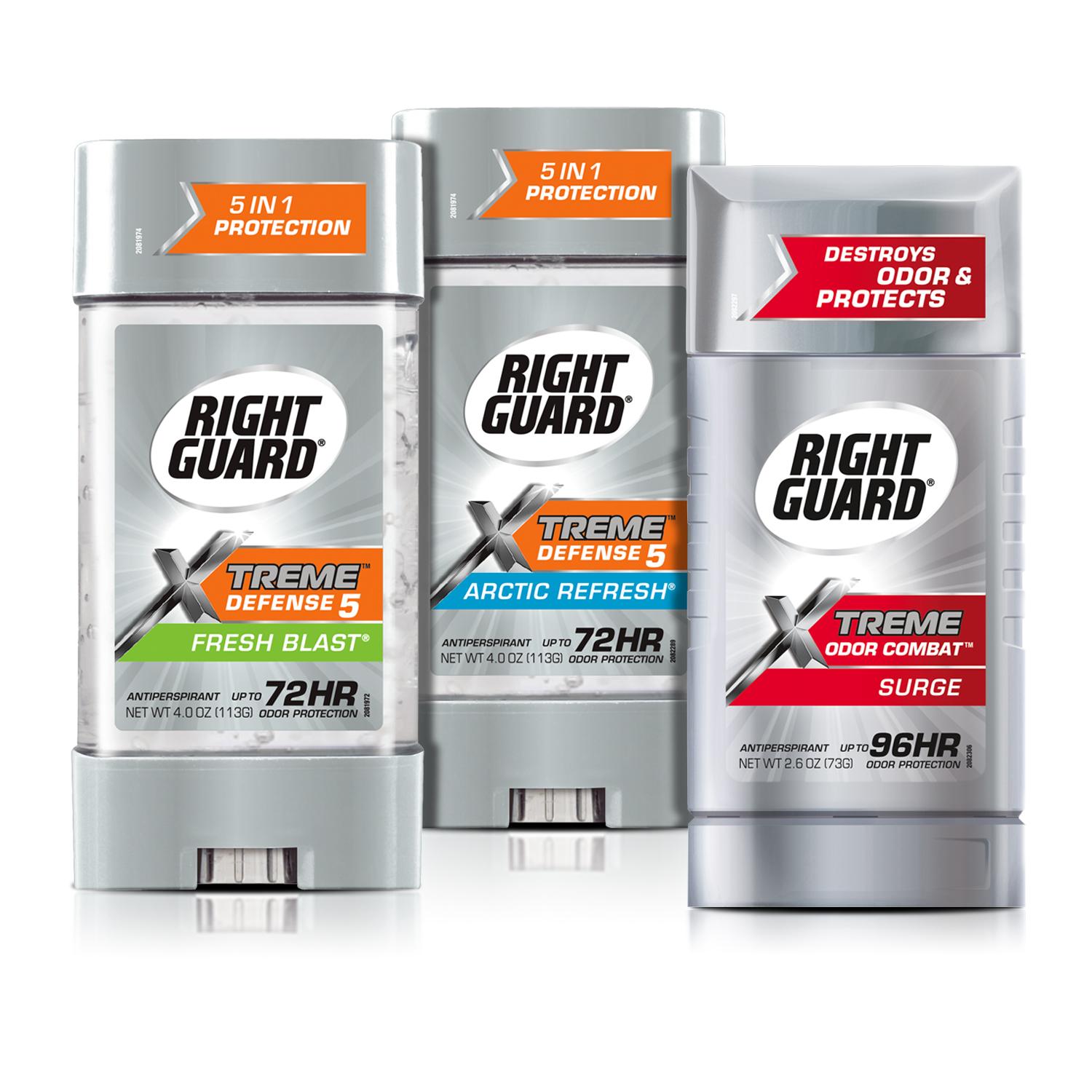 Right Guard Xtreme Fresh Antiperspirant Deodorant, Energy