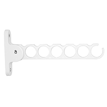 Spectrum 35000 Diversified Wall Mount Hanger Holder Closet Organizer, White