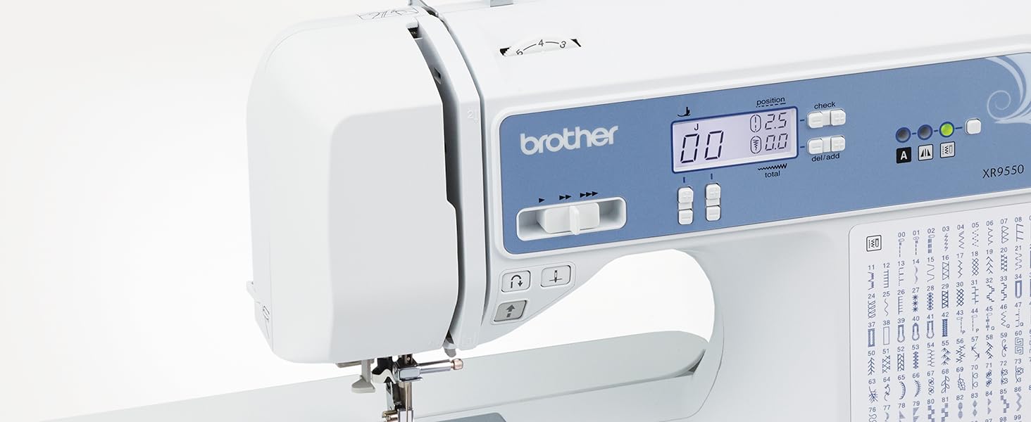 Brother Sewing and Quilting Machine, Computerized, 165
