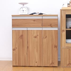 Amazon｜アイリスオーヤマ ゴミ箱 45L(15L×3分別 ) 木目調