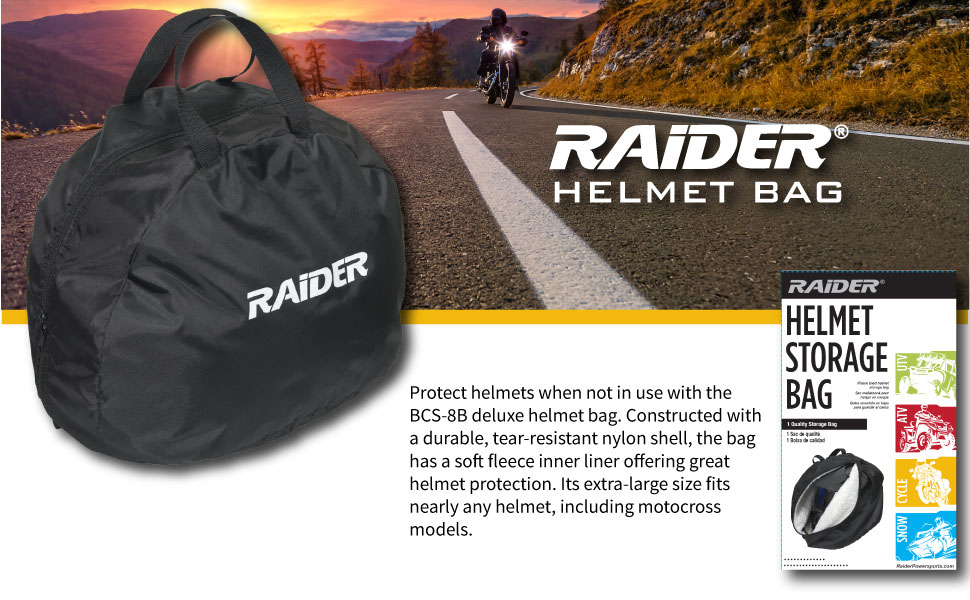 Raider BCS8B Deluxe Helmet Bag, Helmet Bags Amazon Canada
