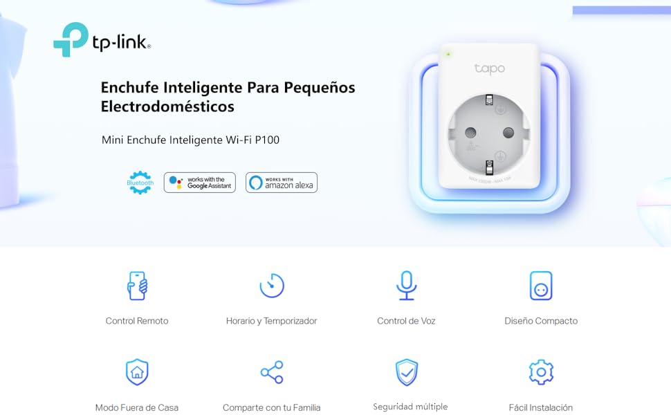 TP-Link Tapo P100 4-pack - WiFi Enchufe Inteligente Mini tamaño ...