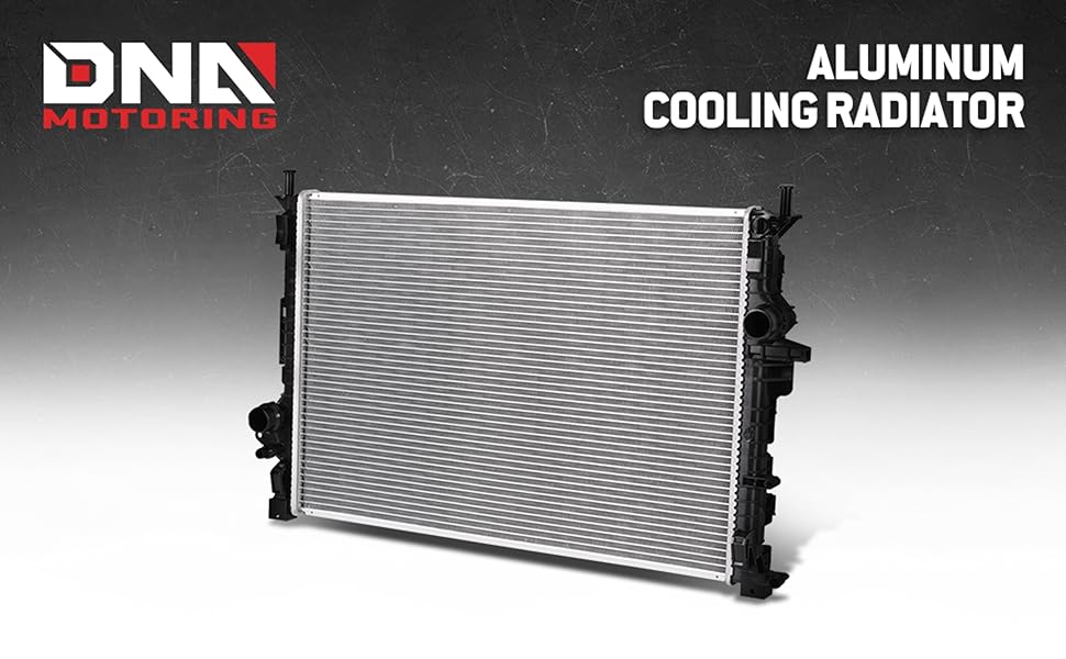 DNA Motoring OEMRA13313 Aluminum Core Radiator DPI 13313, Radiators