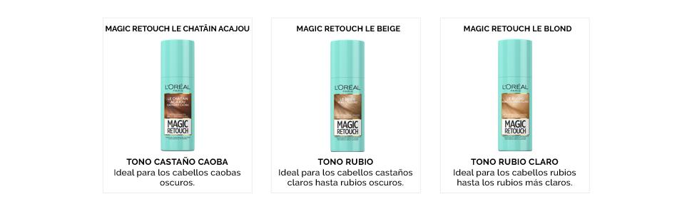 LOreal Paris Magic Retouch Spray Retoca Raíces Magic Rubio ...