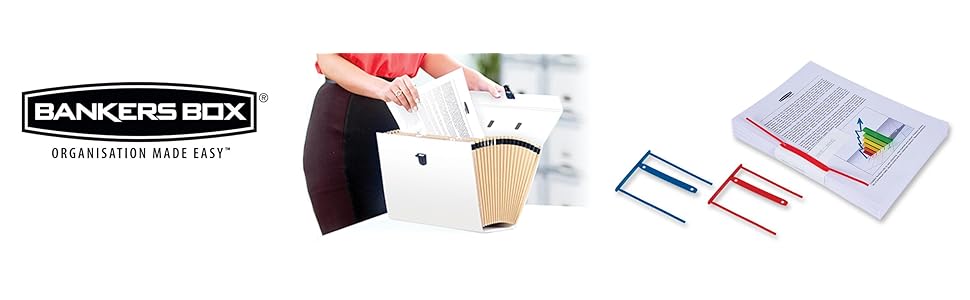 Bankers Box Handifile Dokumentenmappe (19 Fächer, im Aktentaschenformat