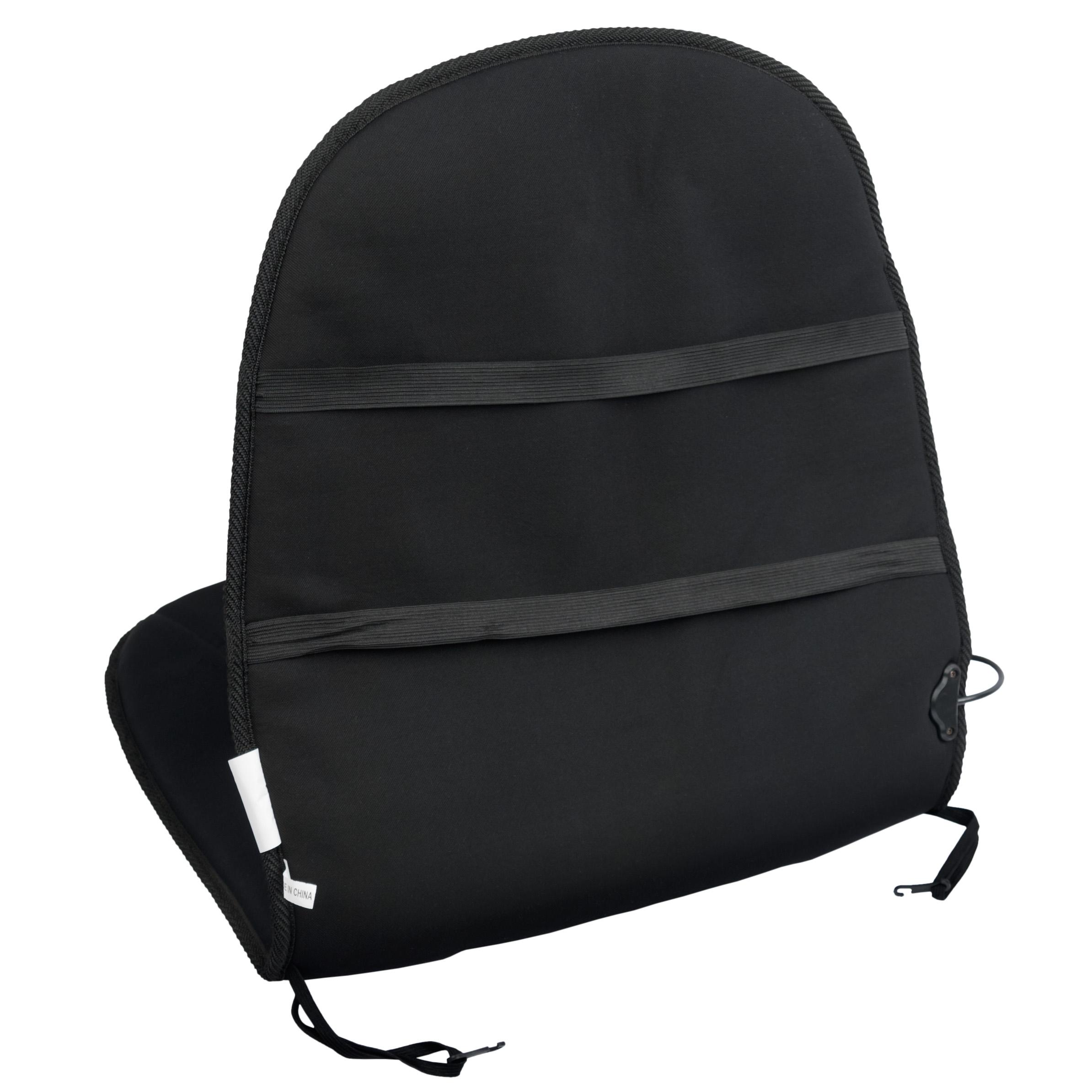 Wagan IN9738 Black 12V Heated Seat Cushion (Lastest Version