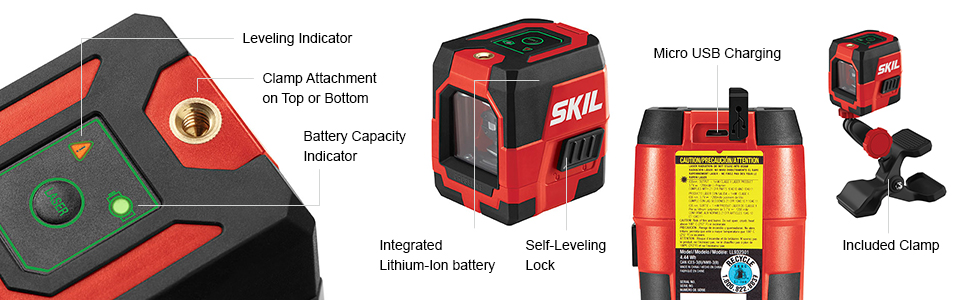 SKIL Green Laser Level - Projects Up to 65ft! -16
