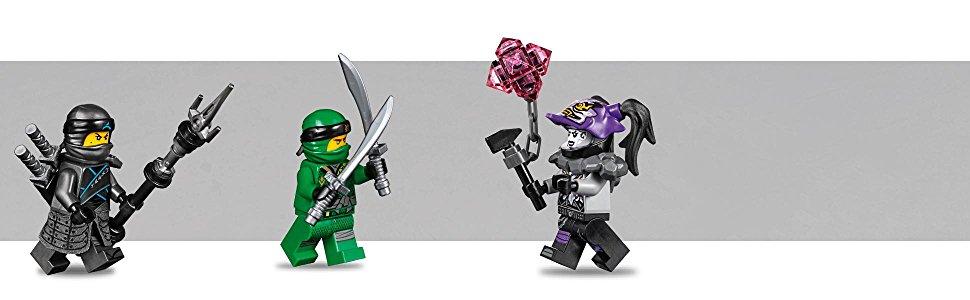 Lego Ninjago Les Trois Masque Oni LEGO Ninjago - Le bolide de Lloyd - 70641 - Jeu de Construction: Amazon