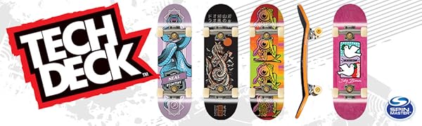 Tech Deck 96mm Fingerboards Ultra Dlx 4 Pack Styles Vary Amazon Co Uk Toys Games