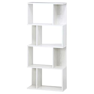 縦横可能 S型ディスプレイラック/収納棚 4段 ホワイトウォッシュ Amazon.co.jp: 不二貿易 ディスプレイシェルフ S型 4段 幅120cm