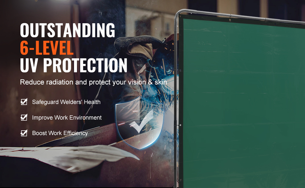 flame-resistant welding screen