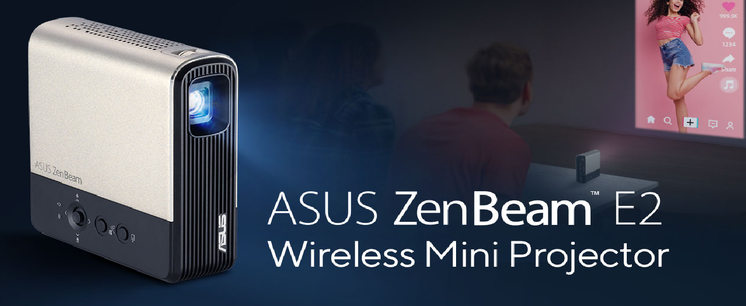 ASUS ZenBeam E2 ミニLEDプロジェクター Amazon.com: ASUS ZenBeam E2 Mini LED Wireless Portable