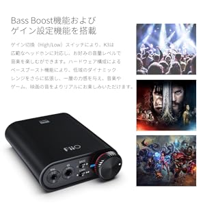 FiiO K3 K3ES USB DAC ヘッドホンアンプ Amazon.co.jp: FiiO NEWK3 アンプ ヘッドホン アンプ ポータブル