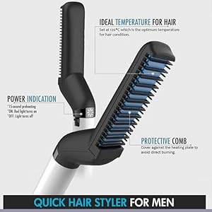 Cutie academy ionic beard straightening comb Clearance