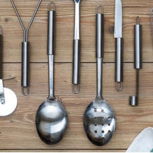 Kitchen, Utensils, Kitchen Utensils, Cooking Utensils, Cooking Tools, Slotted Spoon, Serving Tools