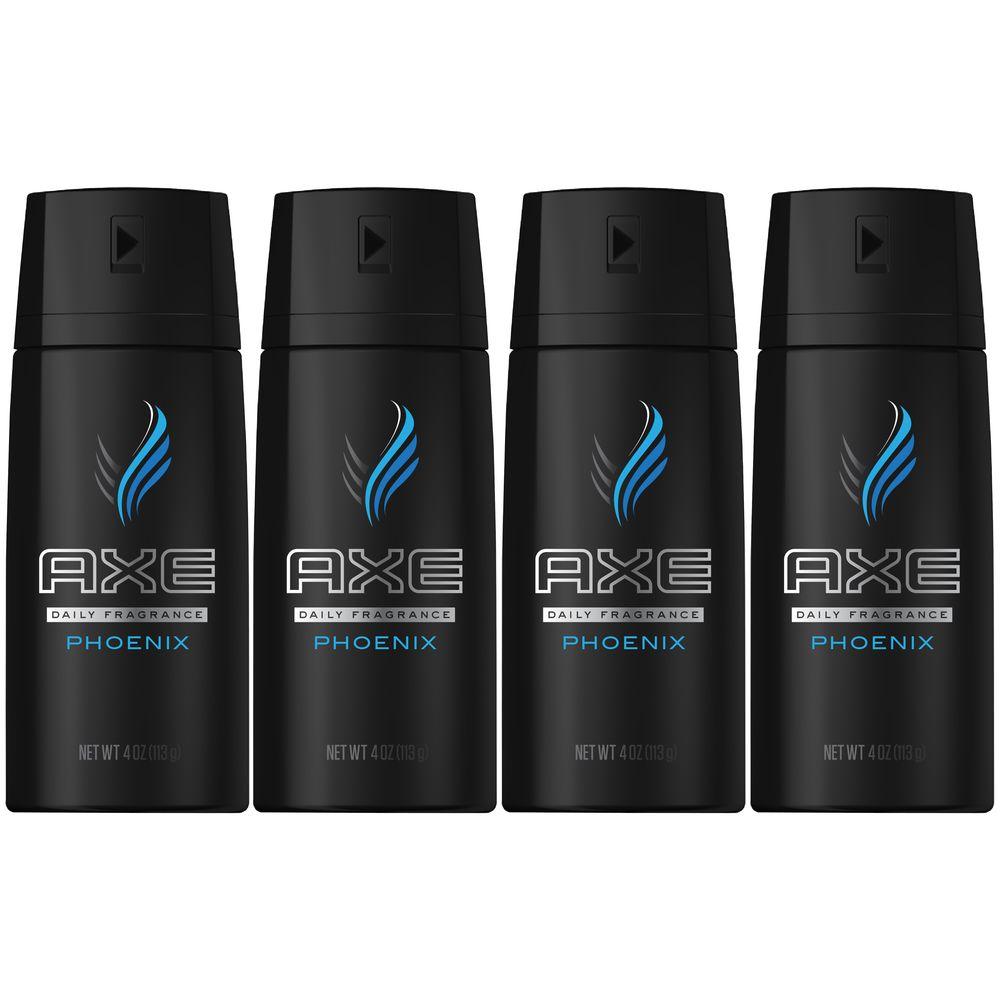 AXE Body Spray for Men, Phoenix 4 oz, 4 Count Beauty