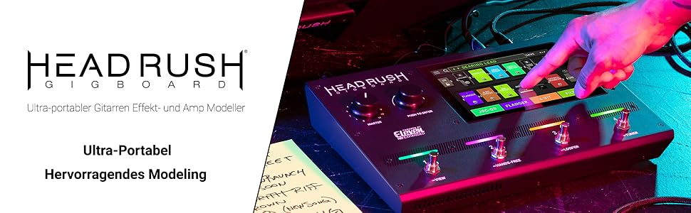 HeadRush GIGBOARD Przenośny Efekter Gitarowy : Amazon.pl